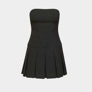 Aritzia Wilfred Polished Dress • Heather Black • Size 4 • NWT